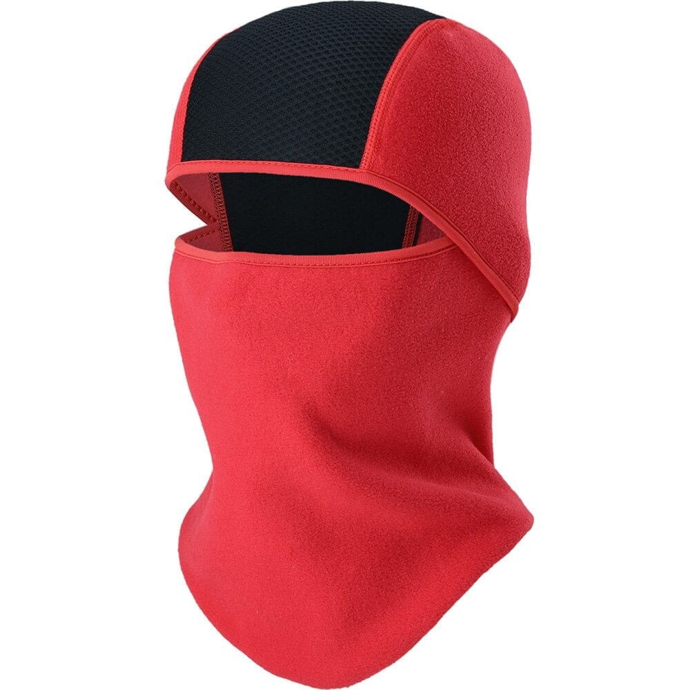 Cagoule Brandée Rouge Polaire